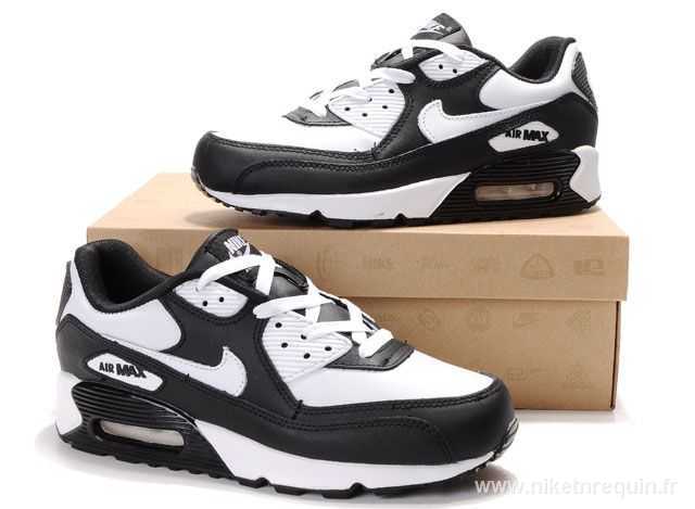 Nike Air Max 90 blanc noir (2)